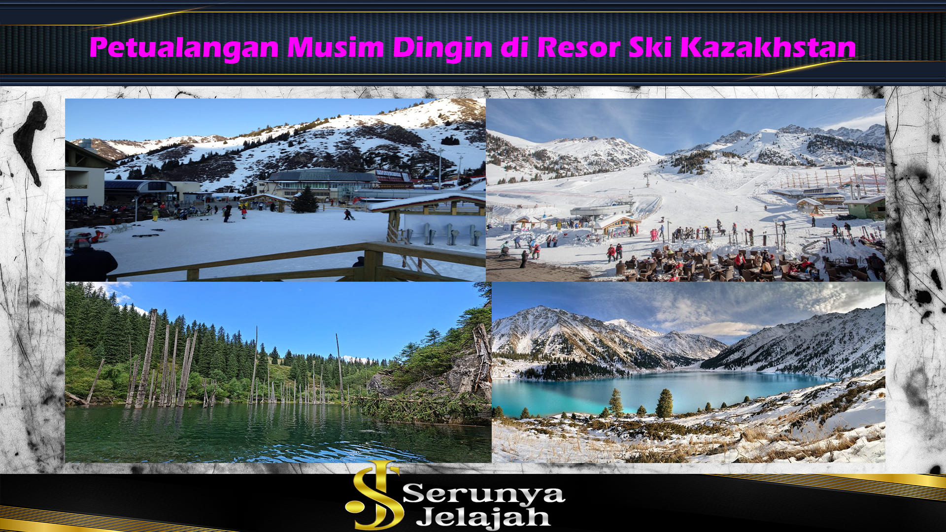 Petualangan Musim Dingin di Resor Ski Kazakhstan